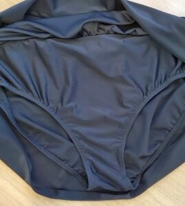 NEW Time & Tru Plus Size Black Swim Skirt Bottom 3x (24W-26W)